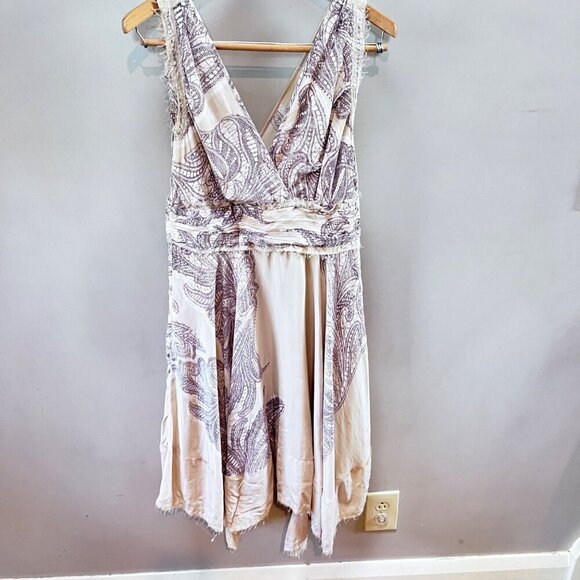 Anthropologie Yoana Baraschi Silk Dress- Size‎ 6 - Picture 4 of 7